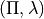 (\Pi ,\lambda )