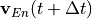 \mathbf{v}_{En}(t+\Delta t)