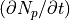 (\partial N_p / \partial t )