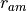 r_{am}