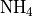 \mathrm{NH_{4}}