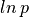 ln\,p