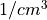 1/cm^3