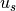 u_s
