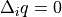 \Delta_i q= 0
