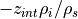 -z_{int} \rho_i / \rho_s