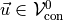 {{{\smash[t]{\vec{u}}}}}\in {{\mathcal V^{0}_{\rm con}}}