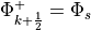 \Phi^+_{k+\frac{1}{2}} = \Phi_s