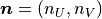 {\boldsymbol{n}} = (n_U,n_V)