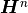{\boldsymbol{H}}^n
