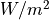 W/m^2