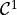 {\mathcal C^{1}}