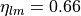 \eta_{lm}=0.66