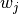 w_j