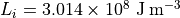 L_i = 3.014 \times 10^{8} \ \mathrm{J \: m^{-3}}