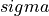 sigma