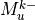 M_u^{k-}