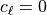 c_\ell=0