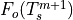F_o(T_s^{m+1})