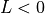 L < 0