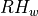 RH_w