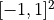 {{[-1,1]^2}}