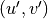 \left( u^\prime, v^\prime \right)