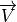 \overrightarrow{V}