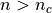 n > n_c
