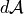 {d\mathcal{A}}