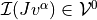 {\mathcal I}({J}v^\alpha)\in{\mathcal V^{0}_{}}
