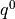 q^0