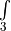 \int\limits_3