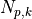 N_{p,k}