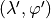 \left( \lambda^\prime, \varphi^\prime \right)