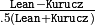 \frac{\tt{Lean} - \tt{Kurucz}}{.5(\tt{Lean} + \tt{Kurucz}) }