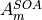 {{A}_{m}^{SOA}}