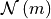 {\mathcal N}\left( m
\right)