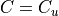 C = C_u