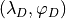 (\lambda_D,
\varphi_D)