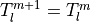 T_l^{m+1}=T_l^m
