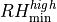 RH_{\min}^{high}
