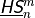 \underline{{\hbox{\sffamily\slshape H}}{\hbox{\sffamily\slshape S}}}_n^m
