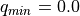 q_{min} = 0.0