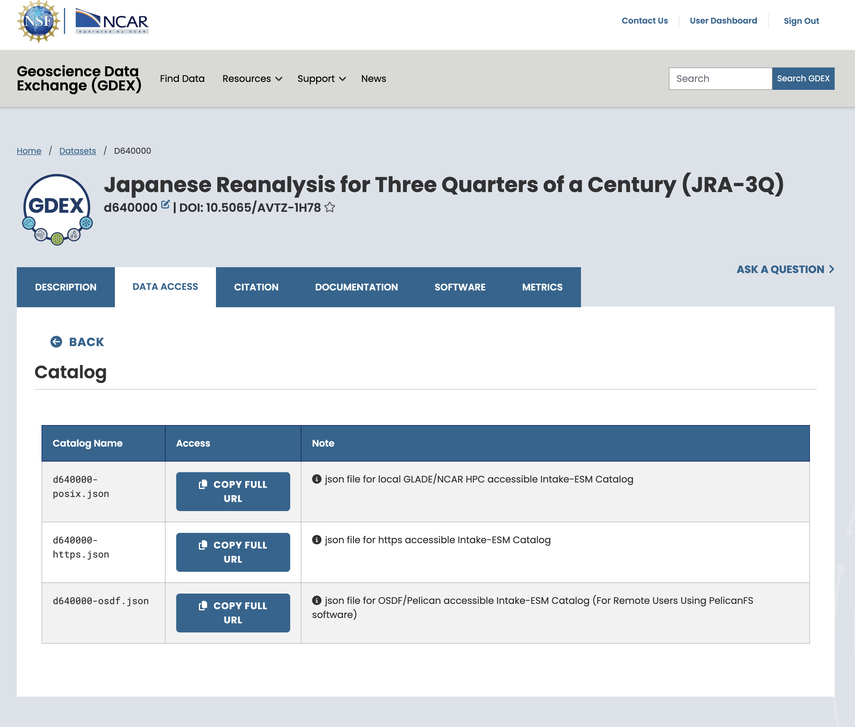 Pick one refence file URL that suits you