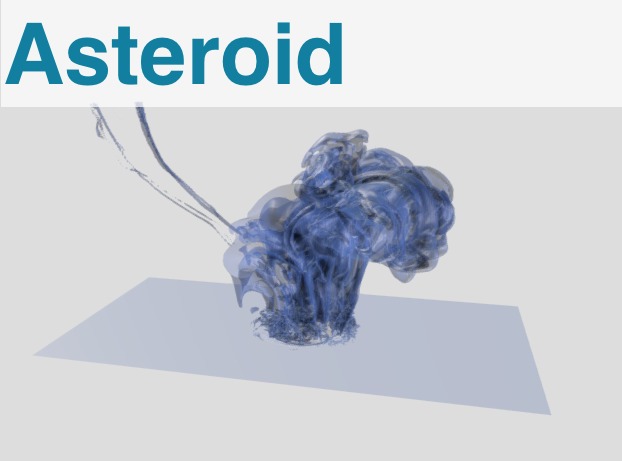 Asteroid impact model