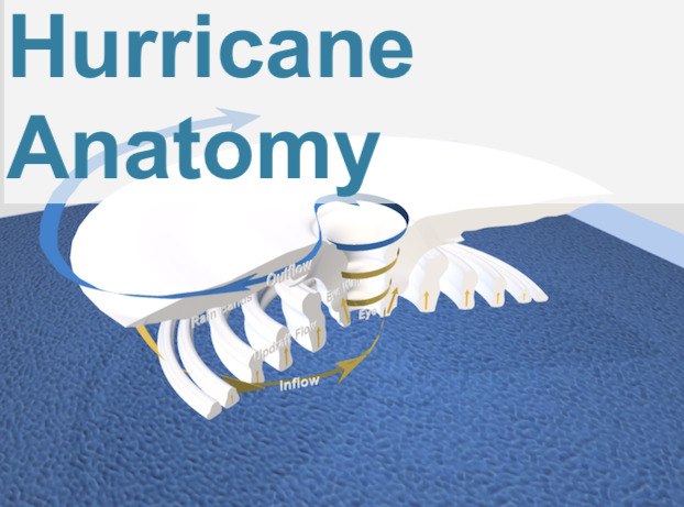 Hurricane anatomy model